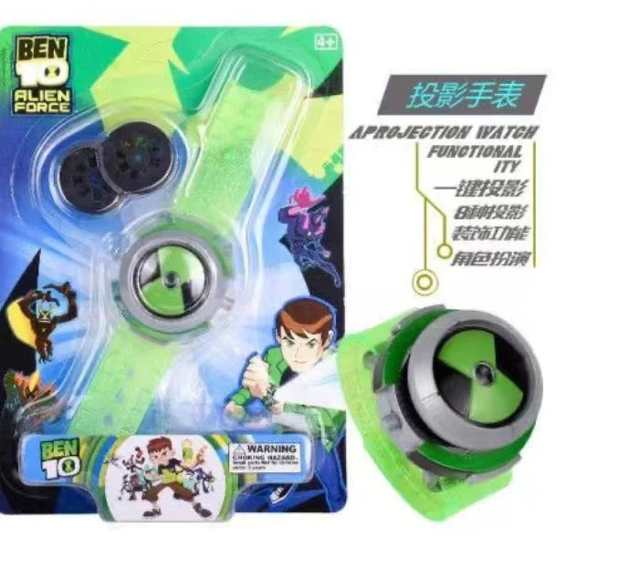Ben10 Omnitrix Projector Watch – Genuine Kids Toy, Japan Anime Style, Perfect Gift for Children
