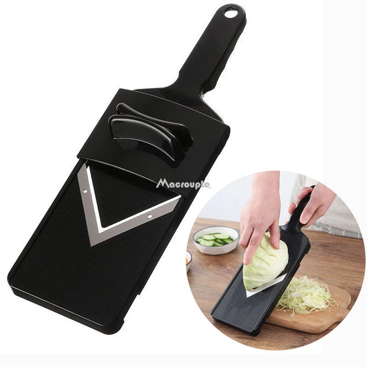 Japanese Cabbage Grater - Perfect for Shavings, Slicing, and Shredding Round and Purple Cabbage