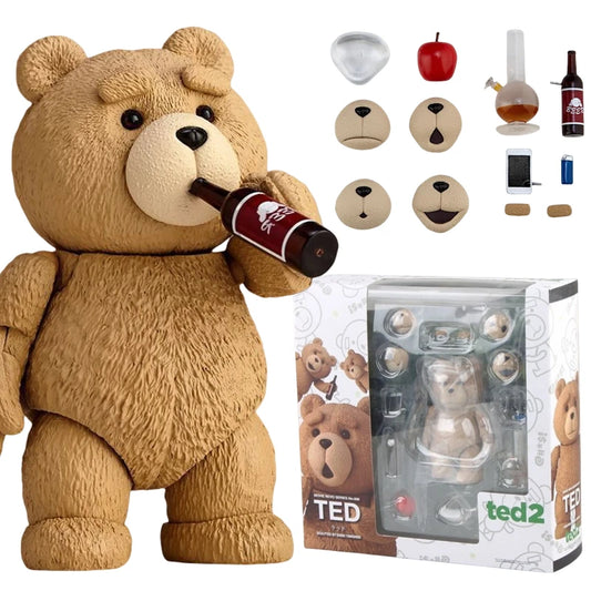 Ted 2 Teddy Bear Action Figure - Amazing Yamaguchi Revoltech BJD Movie Model Collectible Toy Gift