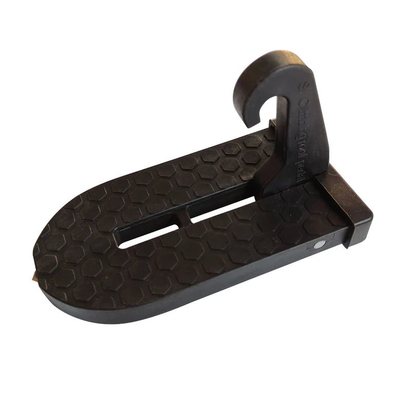 Foldable Car Door Step - Universal Roof Rack Accessory with Latch Hook for Safe Roof Access and Vehicle Maintenance