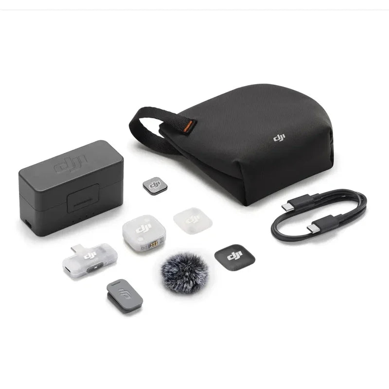 DJI Mic Mini 2 - Wireless Microphone with High-Quality Audio, Automatic Limiting and 48-Hour Battery Life