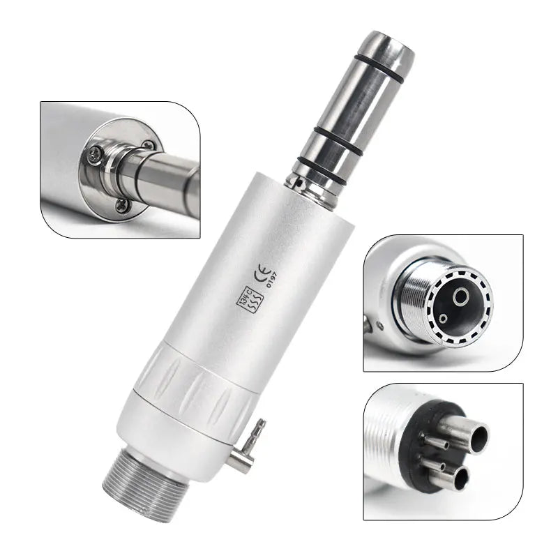 Dental Slow Speed Handpiece — Straight Contra Angle for Air Turbine, Micromotor Polishing & Lab Equipment