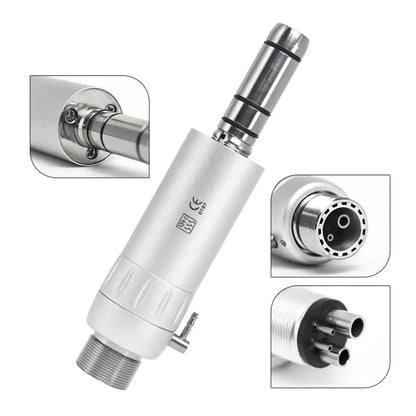 Dental Slow Speed Handpiece — Straight Contra Angle for Air Turbine, Micromotor Polishing & Lab Equipment