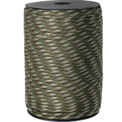 550 Military-Grade 9-Core Paracord Rope - 4mm Outdoor Survival Cord for Camping, Tents & Utility