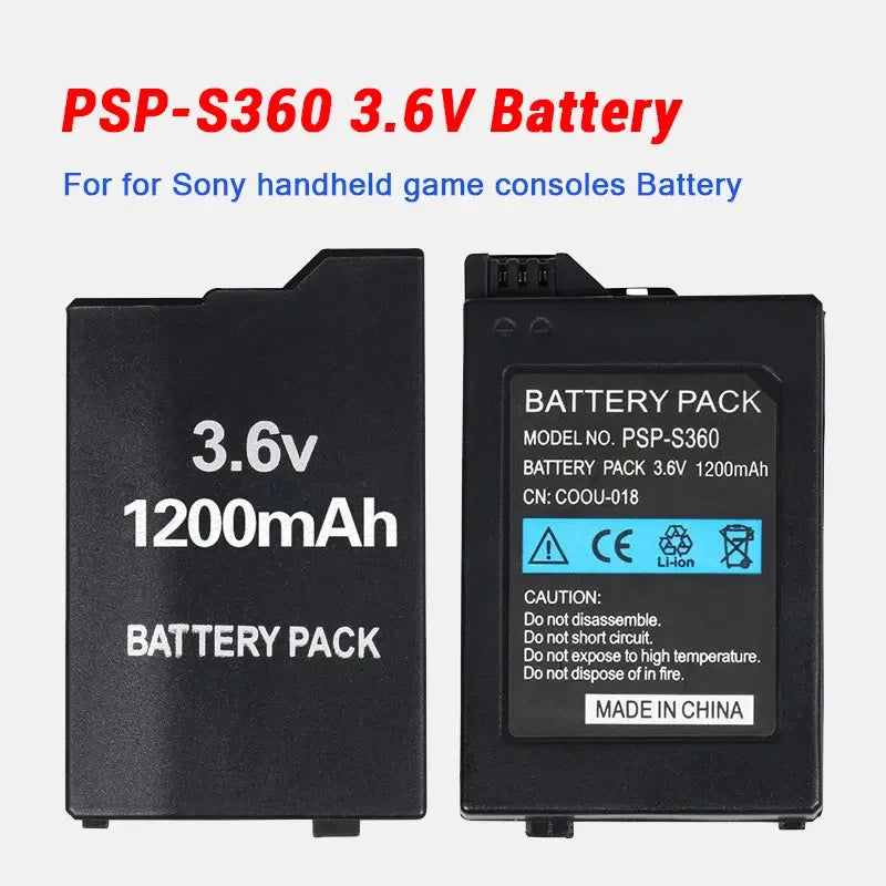 PSP-S360 3.6V Rechargeable Battery – Replacement Lithium Battery for Sony PSP 2000/3000/3001/3004 Game Console