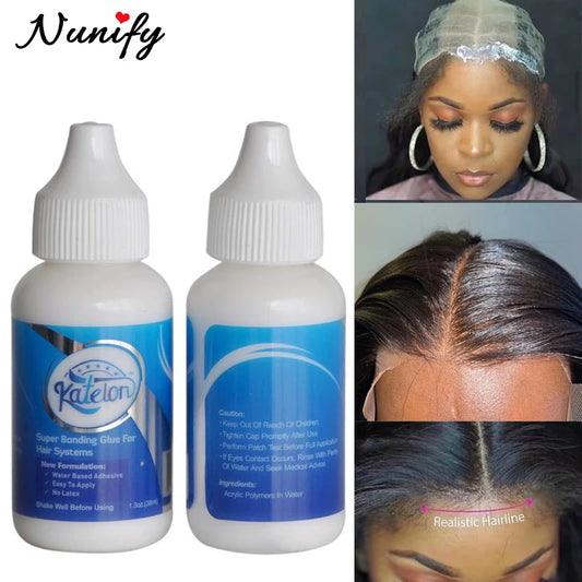 Lace Front Wig Glue Extra Hold – 38ml Waterproof Super Bonding Adhesive for Wig Caps and Hair Styling Tools