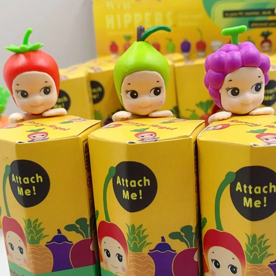 Cute Animal & Fruit Series Blind Box Figures – 8cm Anime Dolls, Car Ornaments & Collectible Gifts