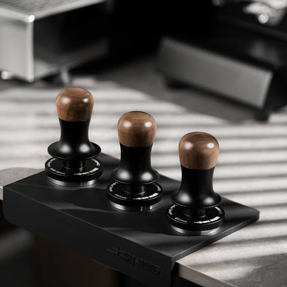 MHW-3BOMBER 30lb Calibrated Coffee Tamper – 51mm/53mm/58mm Flat Espresso Tamper with Spring-Loaded Pressure for Baristas