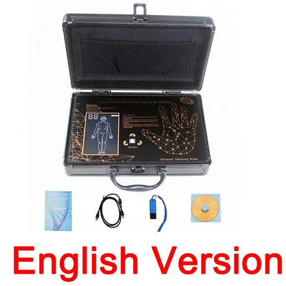 Quantum Magnetic Full Body Analyzer - Bioimpedance Resonance Scanning & Wellness Analysis Machine