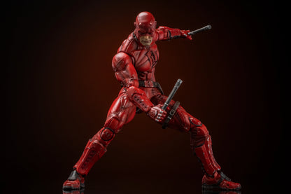 FlefToys Marvel Daredevil Action Figure — 8" Classic Red Shadowland Reborn Black, Devil Defenders Matt Murdock Legends In Stock