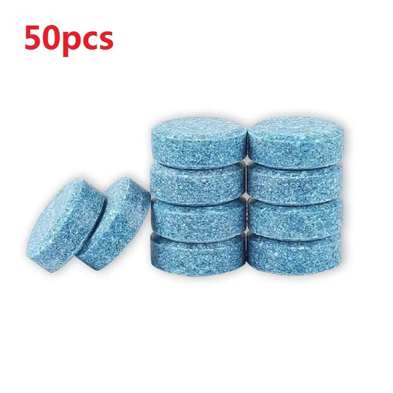 Car Windshield Washer Fluid Tablets | Concentrated Effervescent Wiper Cleaning Tablets for Windows & Kitchen