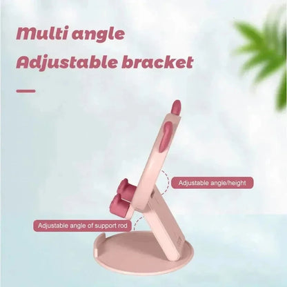 Cartoon Folding Phone Stand - Adjustable Desktop Holder for Mobile Devices