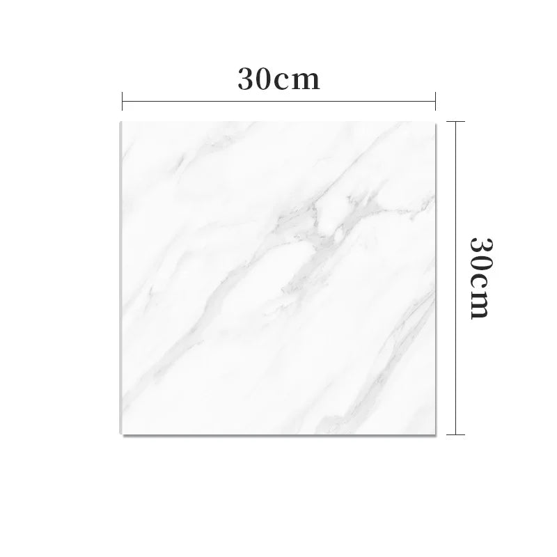 PVC Marble Wall & Floor Stickers - Waterproof Self-Adhesive Tile Decor for Kitchen & Bathroom