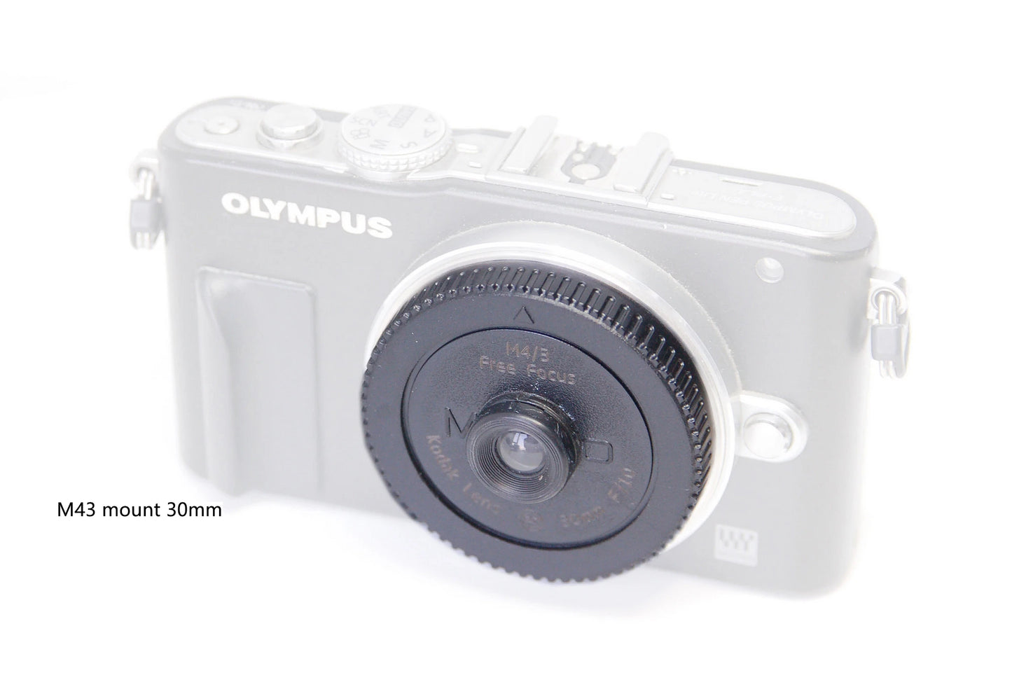EF-M RF LM L39 M4/3 FX E-Mount Pan-Focus 30mm f/10 Free Focus Lens — Playful Street & Vintage Film Style for Mirrorless Cameras