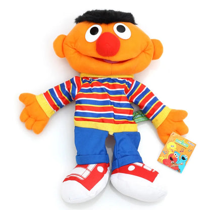 Sesame Street Elmo Hand Puppet - Large Soft Plush Cartoon Toy for Kids, Birthday & New Year Gifts