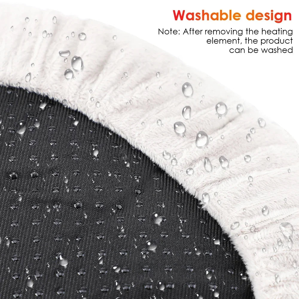 Electric Velvet Foot Warmer - Constant Temperature Heating Pad, Washable, Ideal for Winter Home and Bedroom Comfor