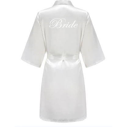Plus Size Satin Silk Robe for Women - Wedding Bride Bridesmaid Bathrobe Sleepwear in Sage Green