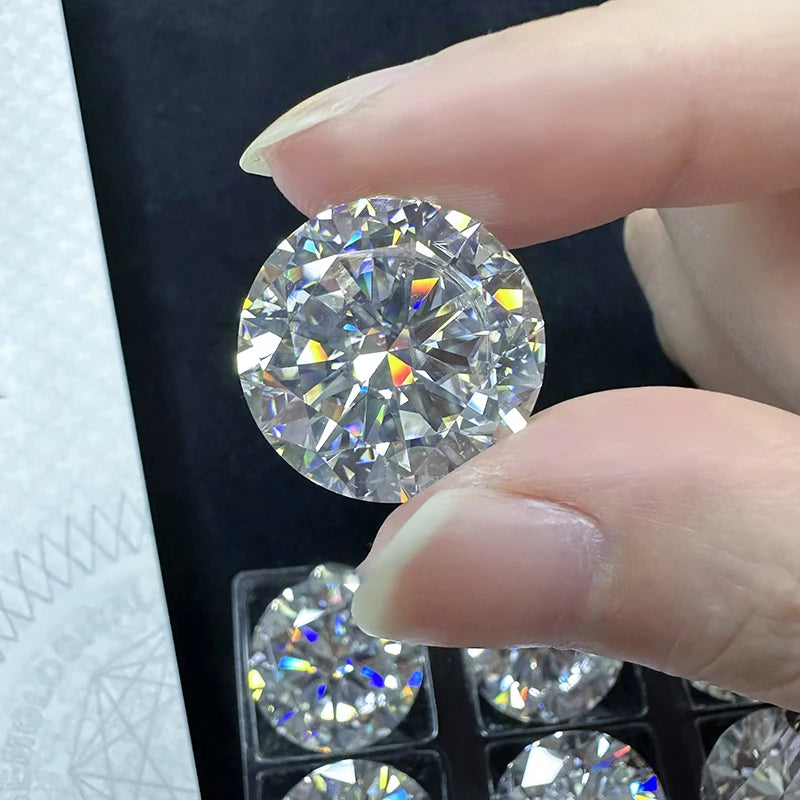 Lab-Grown Moissanite Loose Stone D Color - Premium 0.1ct–30ct Loose Gemstone for Jewelry Making