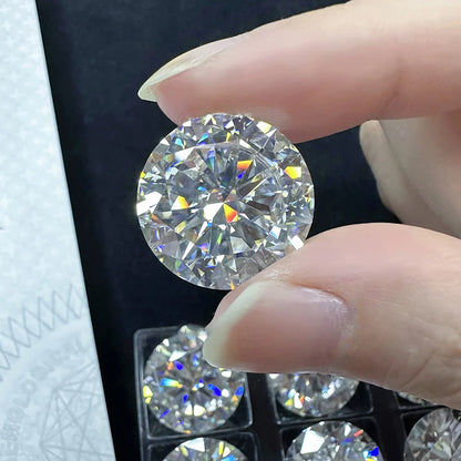 Lab-Grown Moissanite Loose Stone D Color - Premium 0.1ct–30ct Loose Gemstone for Jewelry Making