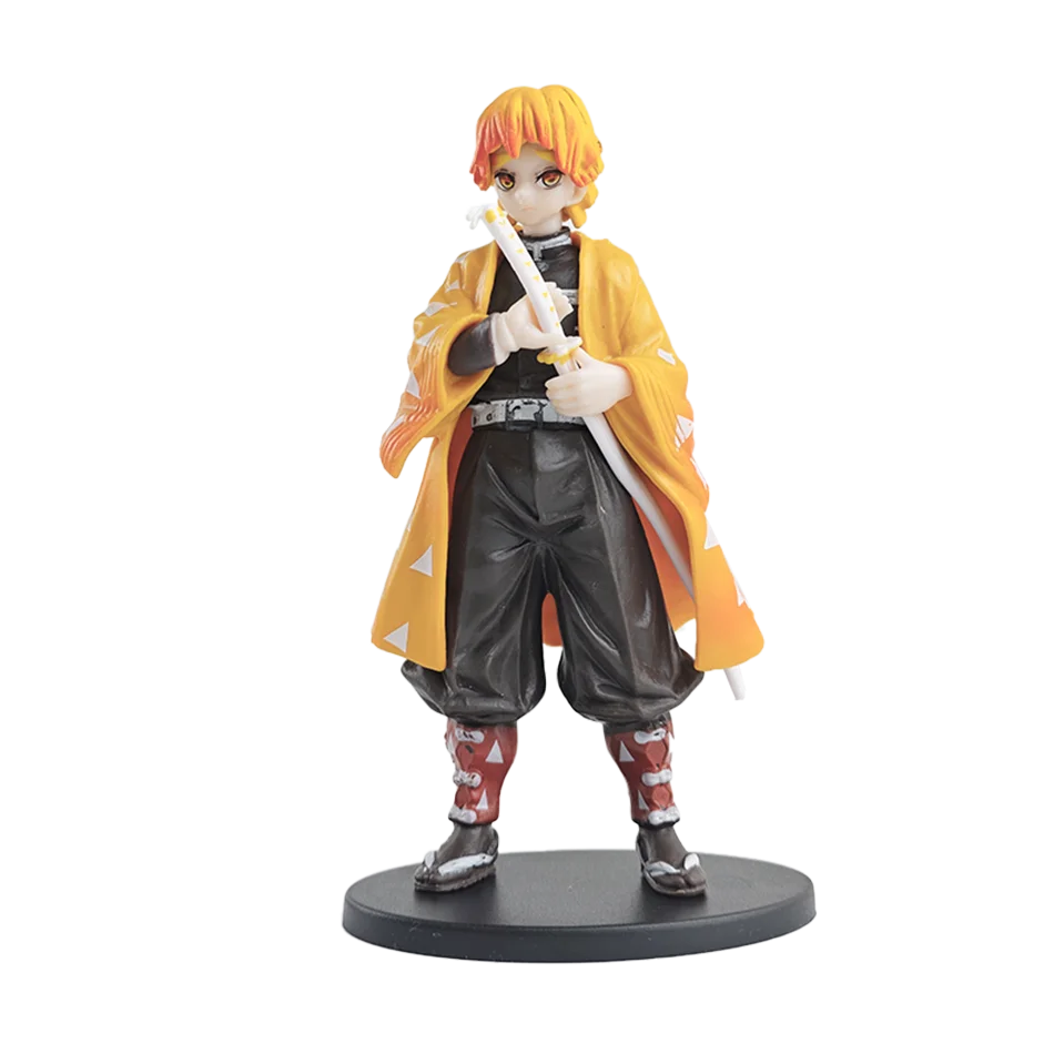 Demon Slayer Kimetsu No Yaiba Action Figures – Tanjirou, Zenitsu & Nezuko PVC Model Toys