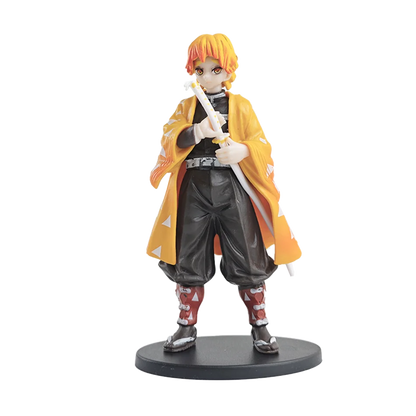 Demon Slayer Kimetsu No Yaiba Action Figures – Tanjirou, Zenitsu & Nezuko PVC Model Toys