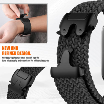 Parachute Braided Strap for Apple Watch – Compatible with 46mm, 45mm, 44mm, 41mm, Series 10/9/8, SE, Ultra 2, 49mm