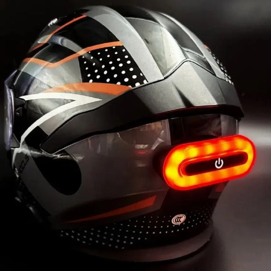 Rechargeable 16-LED Bicycle & Motorcycle Helmet Light – USB Safety Taillight Warning Lamp for Night Riding Bike Helmet Accessory