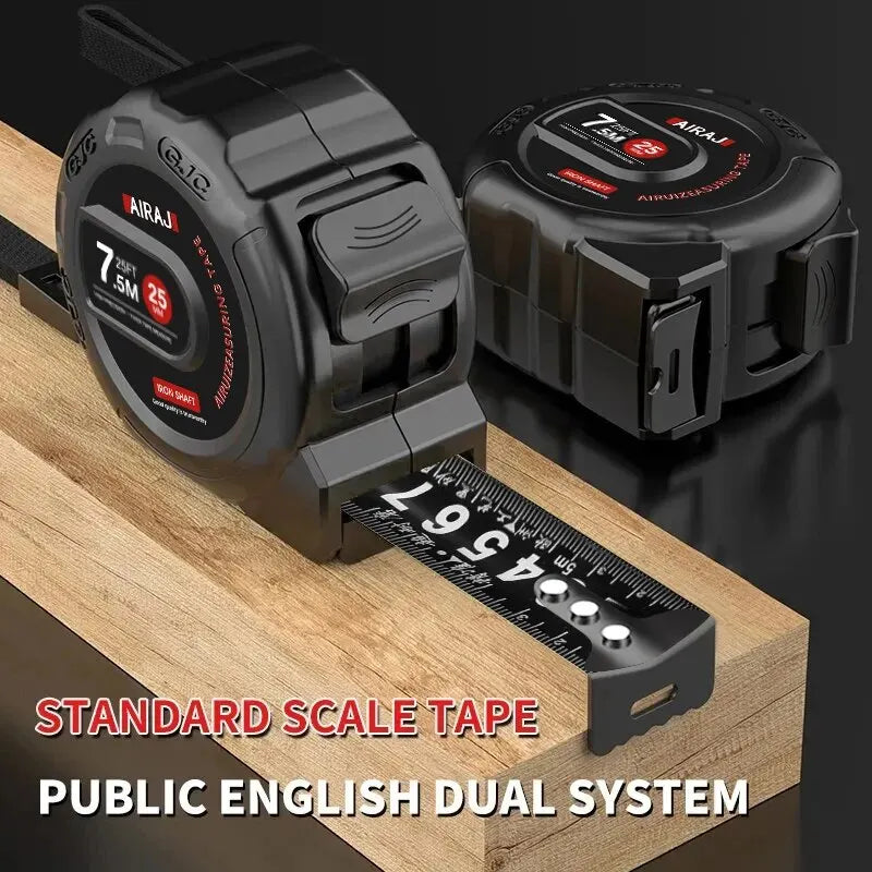 High-Precision Measuring Tools — 3/5/7.5M Waterproof & Anti-Corrosion Tape Measure for Woodworking & Household Use