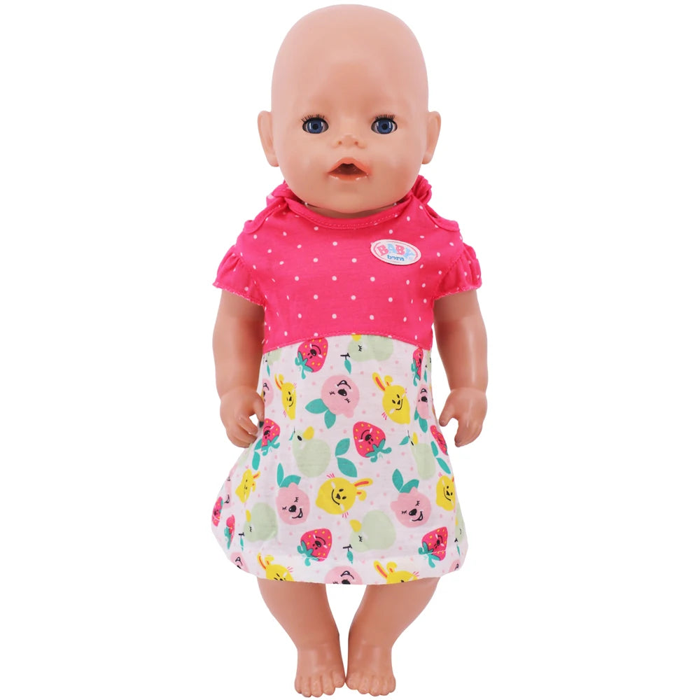 Official Doll Clothes & Accessories – Matching Style Outfits for 18-Inch American & 43cm Reborn Baby Dolls, Our Generation Girl Toys Gift