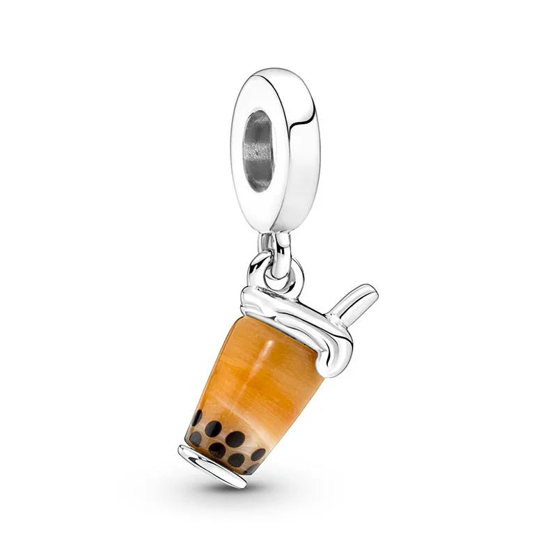 2024 New 925 Sterling Silver Bulb & Small Turtle Charm Pendant – Fit for Original Pandora Bracelet, DIY Women’s Jewelry Gift