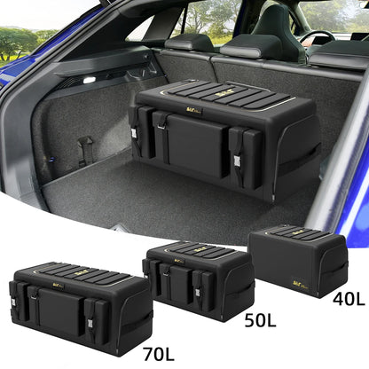 Large Capacity Car Trunk Organizer Box | Auto Multiuse Tools Storage Bag | Oxford Cloth Folding for Emergency Storage