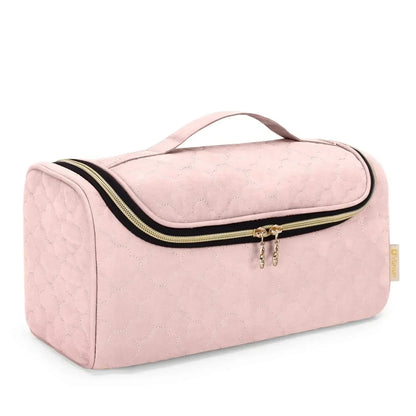 Portable Hair Dryer & Curling Iron Storage Bag – Waterproof, Large Capacity with Hideable Hanging Hook & Non-Slip Pouch