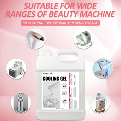2.5L Gel Conductor – Clear Contact Gel for Radiofrequency & Cavitation Ultrasound Beauty, Face & Body Skin Care