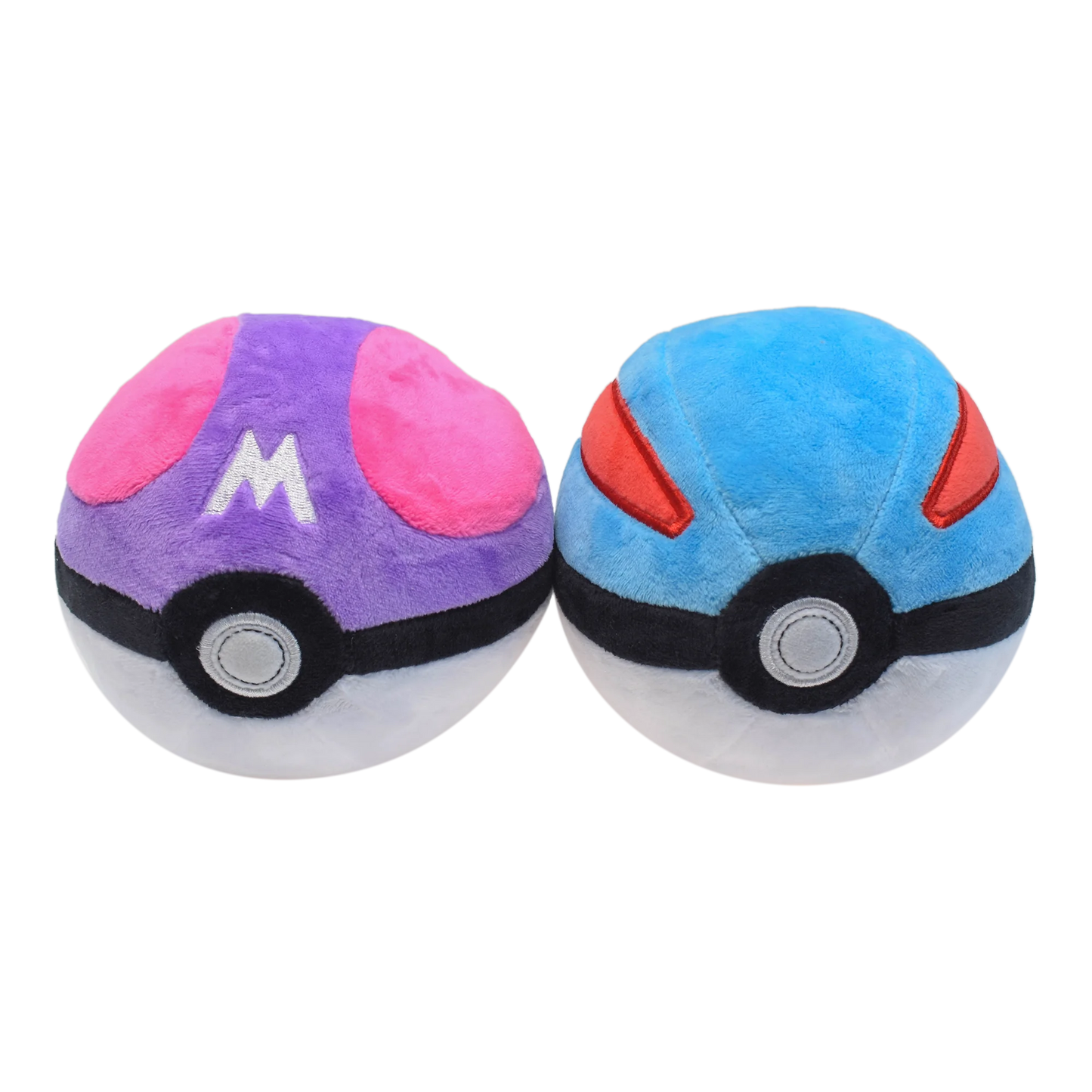 Master Ball, Great Ball & Ultra Ball Plush Toys – Soft Stuffed Backpack Pendant & Birthday Decoration Gift