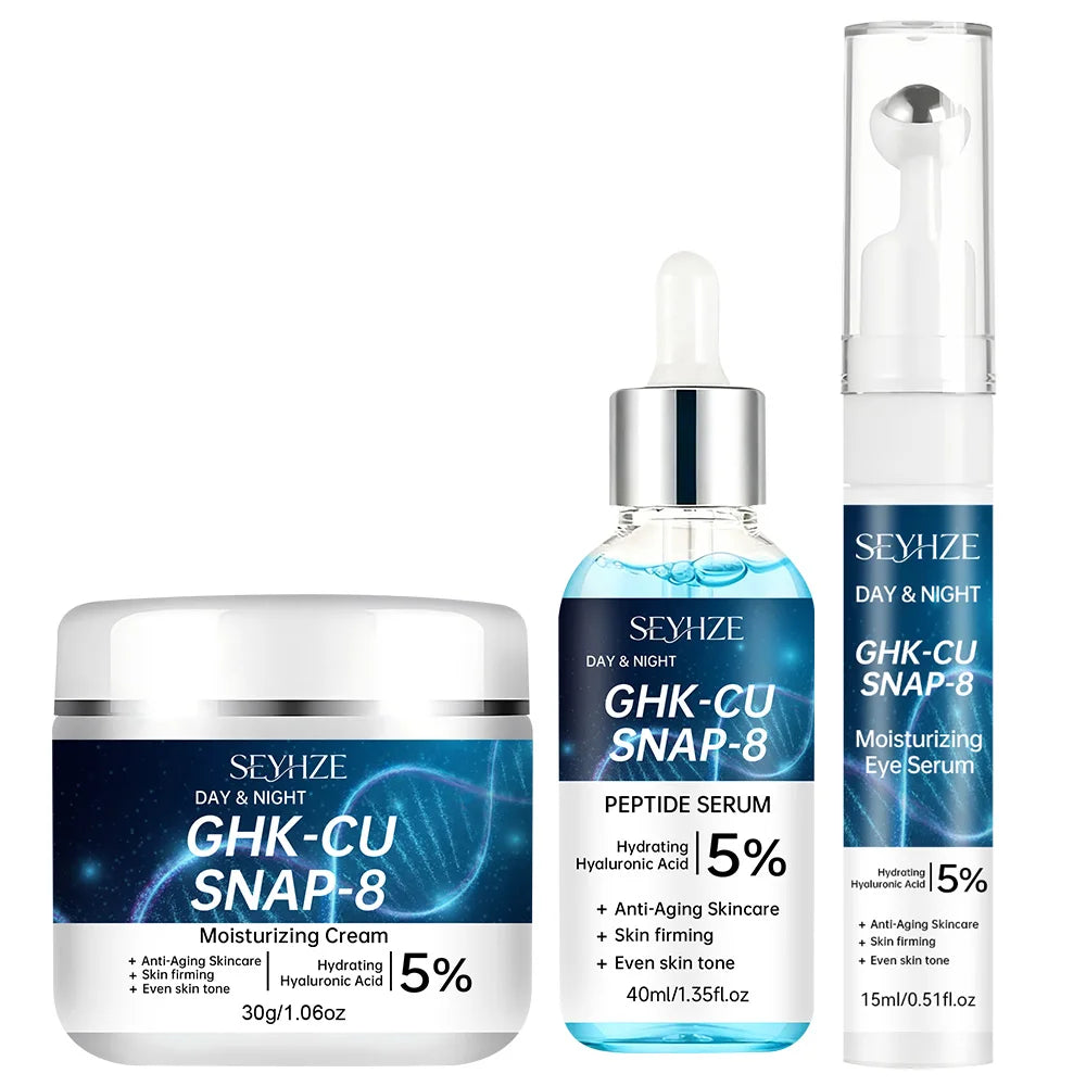 SEYHZE Facial Skincare Kit - Eye Essence, Moisturizing Cream & Serum for Deep Hydration, Skin Firming & Even Tone
