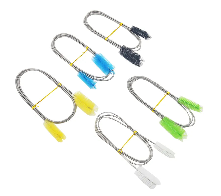Stainless Steel Aquarium Cleaning Brush for Lily Pipe, Air Tube, Hose, and Water Pump Accessories