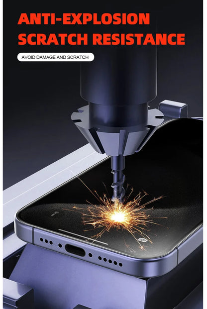 Dust-Free Installation Tempered Glass Screen Protector - HD Privacy Anti-Spy Film for iPhone 16 Pro Max 15 14 13 Pro Max Plus