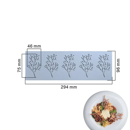 3D Cake Lace Silicone Mold — Leaves, Honeycomb & Butterfly Fondant Chocolate Stencil for Cake Decorating