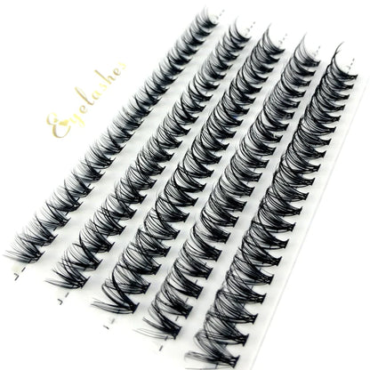 HBZGTLAD 280Pcs 3D Mink Eyelash Clusters Set – Handmade 10D 60D 80D Natural Style False Eyelashes Extension Bundle Pack