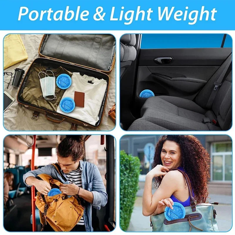 1000ML Disposable Vomit Bag – Portable Travel Emergency Nausea & Motion Sickness Bags for Car, Airplane, Pregnancy & Outdoor Use, Unisex Cleaning Bag