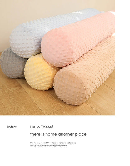 Cylindrical Throw Pillow – Soft Body Pillow for Side Sleeping & Pregnancy, Detachable & Washable Leg Gripper Pillow