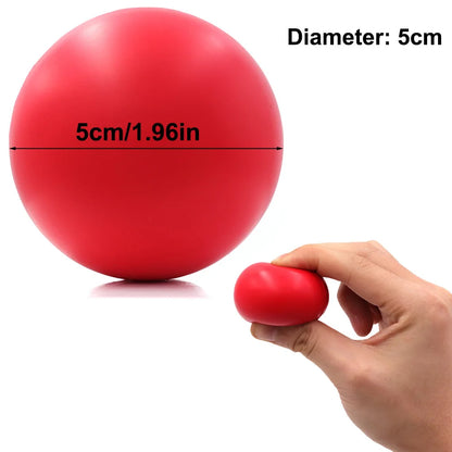Hand Grip Strengthener Ball – Soft Foam Stress Relief & Therapy Exercise Gripper for Rehab, Gym, Office & Home Use