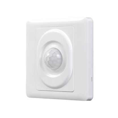AC 220V LED PIR Motion Sensor Light Switch, Infrared Human Detection, Auto On/Off for Corridor & Staircase