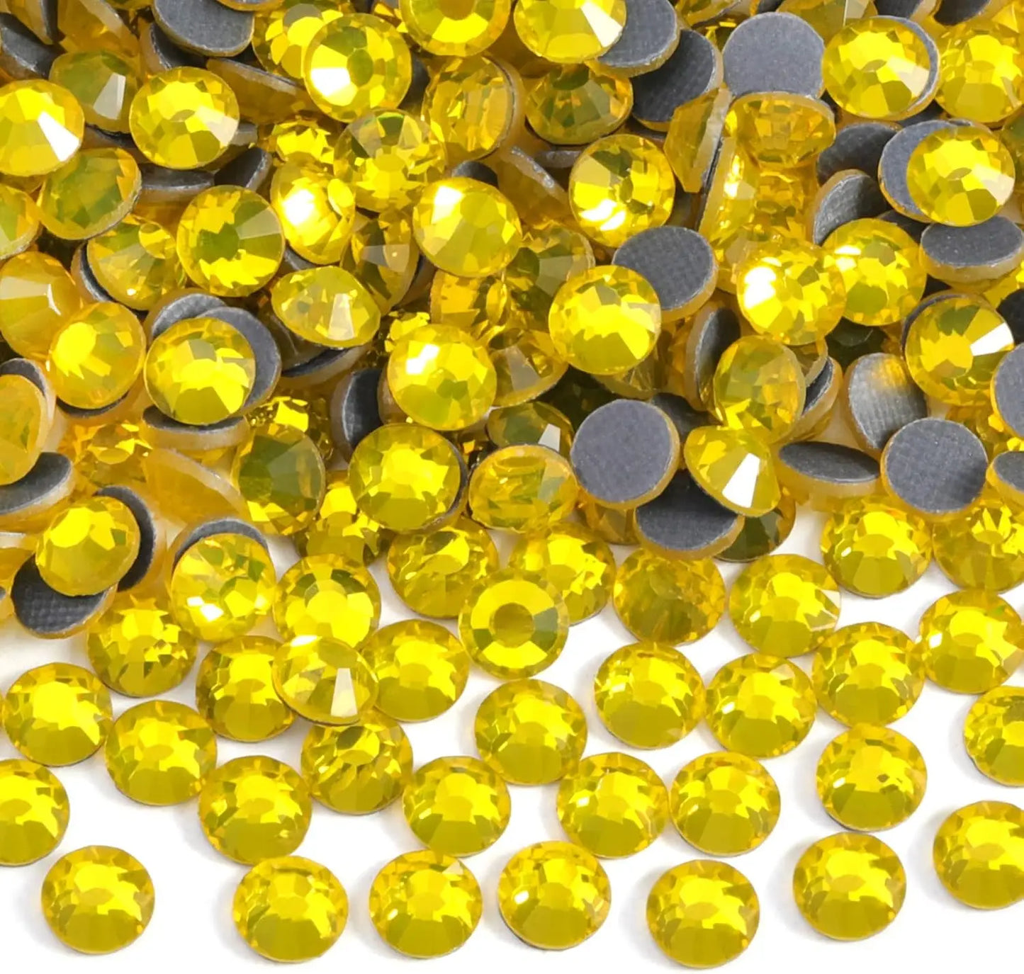 Bobohoo HotFix Crystal Rhinestones SS6-SS30 – Glitter Iron-On Strass Gems for Clothing, Dresses & DIY Crafts