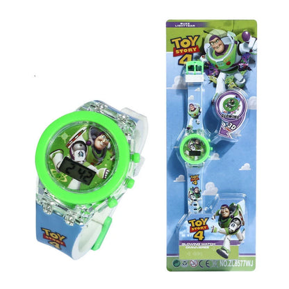 Flash Frozen Mickey Kids Watch - Cartoon Digital Wristwatch for Girls and Boys School Gifts