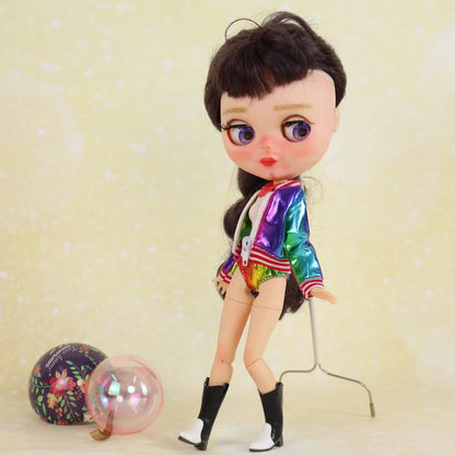 1/6 Scale Blythe Doll Cowboy Boots – Cool Shoes for 30cm Anime Girl BJD