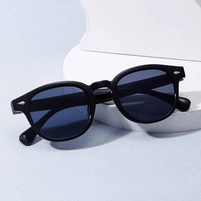 Vintage Rectangle Sunglasses – Luxury Designer Square Sun Glasses for Men & Women