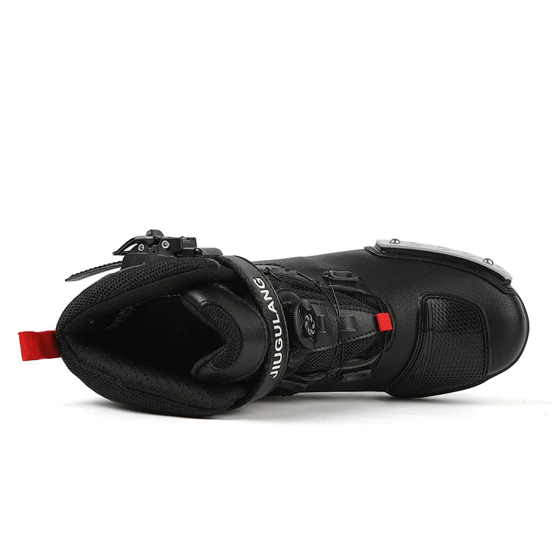 New Motorcycle Boots for Men & Women – Anti-Slip Winter Riding Sneakers for Bicycle, Mountain Racing & Road Speed, Autumn Ready