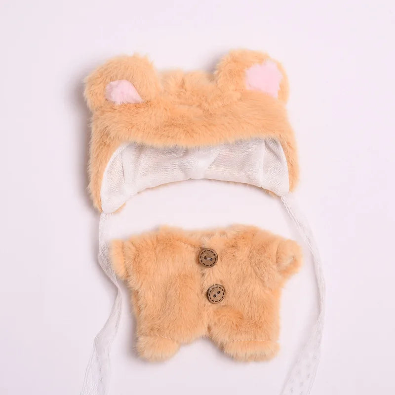 New Hot 2.0 Labubu Doll Outfit — Have A Seat Series Macaron The Monsters Vinyl Doll Clothes & Cap Accessories