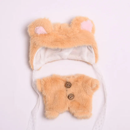 New Hot 2.0 Labubu Doll Outfit — Have A Seat Series Macaron The Monsters Vinyl Doll Clothes & Cap Accessories